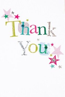 Delight seems almost tangible in this thank you card, a design that channels the cheerful mood you might find on a stroll through Grove Park's tranquil neighbourhoods. Each letter of 'Thank You' stands alone as a patchwork of vivid, joyful hues-lime, magenta, and sky blue-each marked with a different flourish: from stitched borders to subtle glitter and playful patterns. Like the variety and creativity in a bouquet from Florist Grove Park, these touches lend the card a festive, personal character. Sprays of stars in magenta, teal, and gold are scattered artfully across crisp white space, evoking the burst of confetti after a celebration at one of Grove Park's community events. The raised texture and the glint of silver ink offer not only a visual thrill but a tactile pleasure, recalling the gentle brush of petals or the feel of premium card stock in hand. This radiant design, framed by immaculate white, invites the eye to linger on every joyful detail-one can imagine it nestled next to a bouquet ready for delivery along Marvels Lane. Infused with the spirit of genuine thanks, the card combines vibrant artistry with a sense of local heart, the perfect reflection of a thoughtful, creative Grove Park florist, proud to help mark occasions with grace and delight.